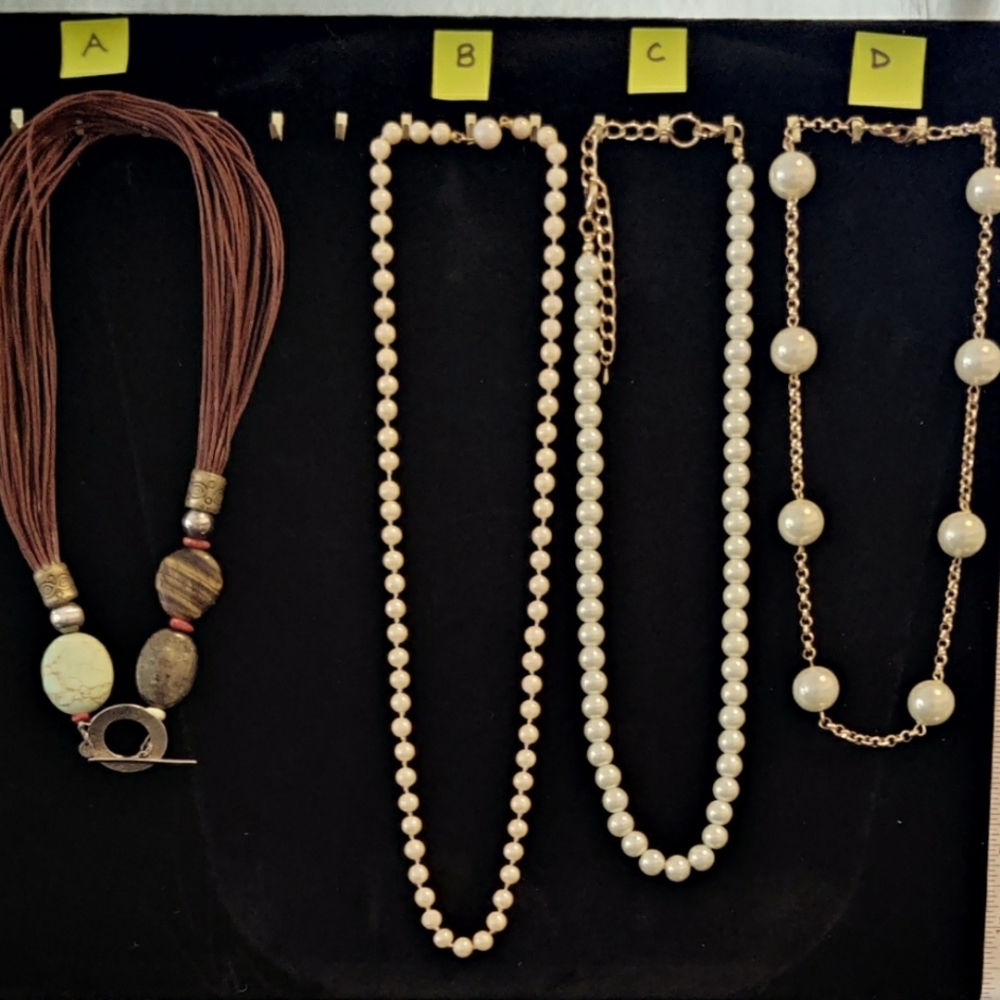 Costume jewelry collection.